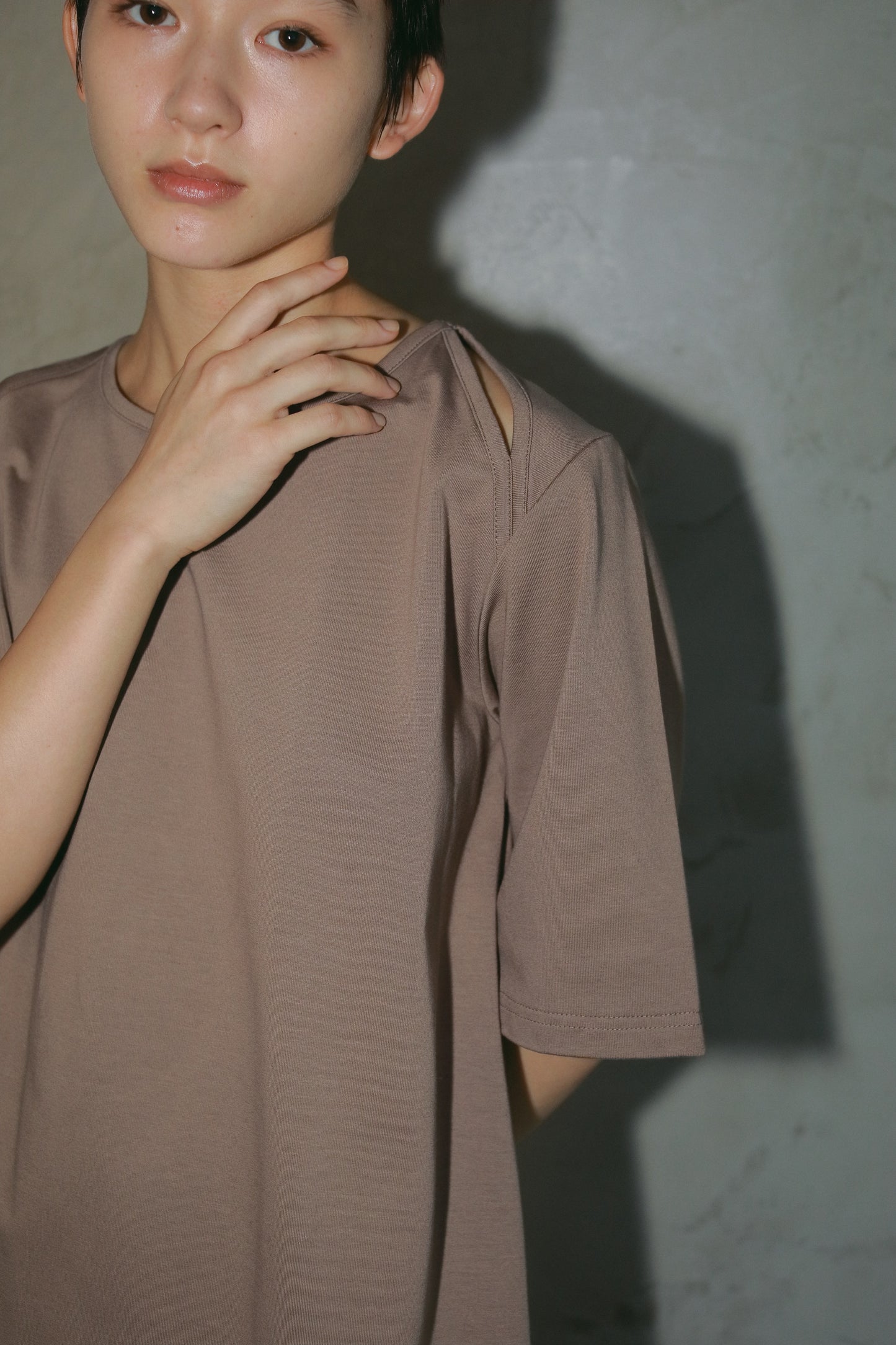 【OC】オーガニックコットンカットロングドレス