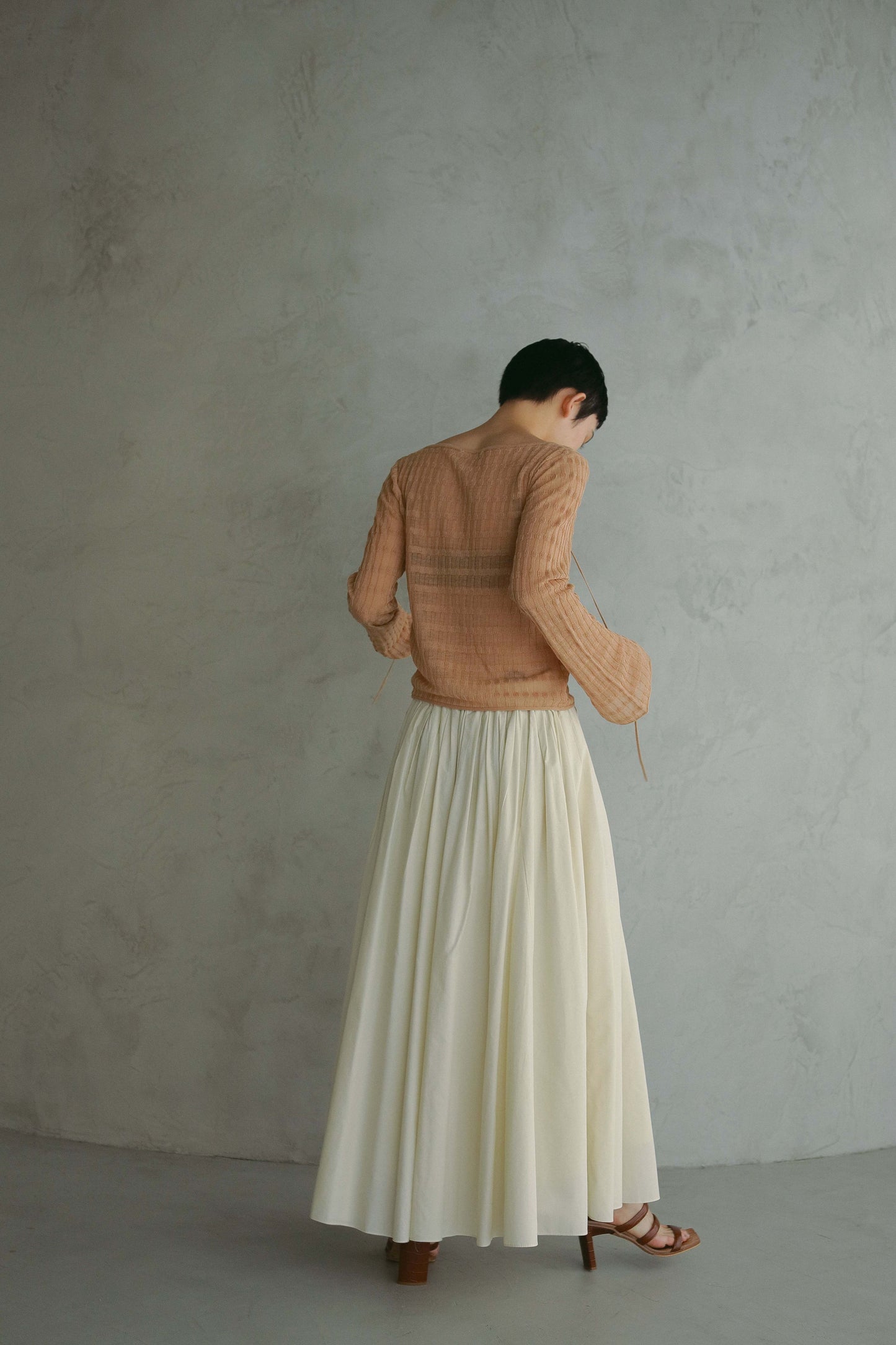 レーヨンシアー2wayトップス