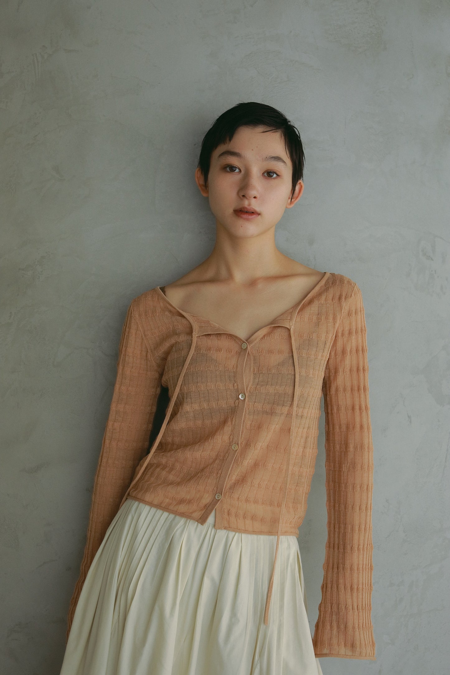 レーヨンシアー2wayトップス