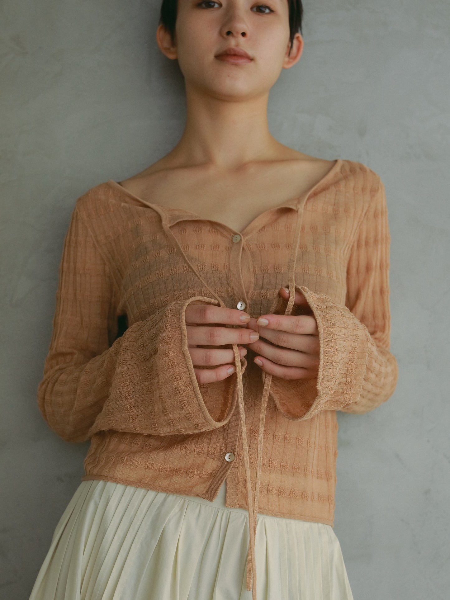 レーヨンシアー2wayトップス