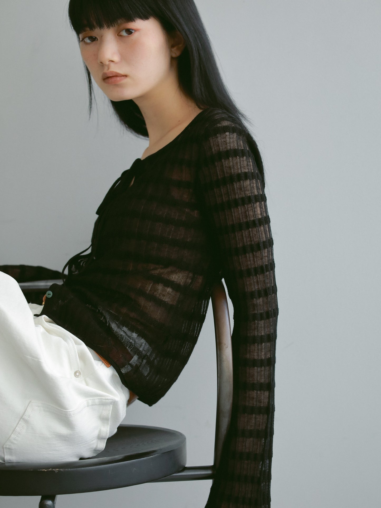 レーヨンシアー2wayトップス