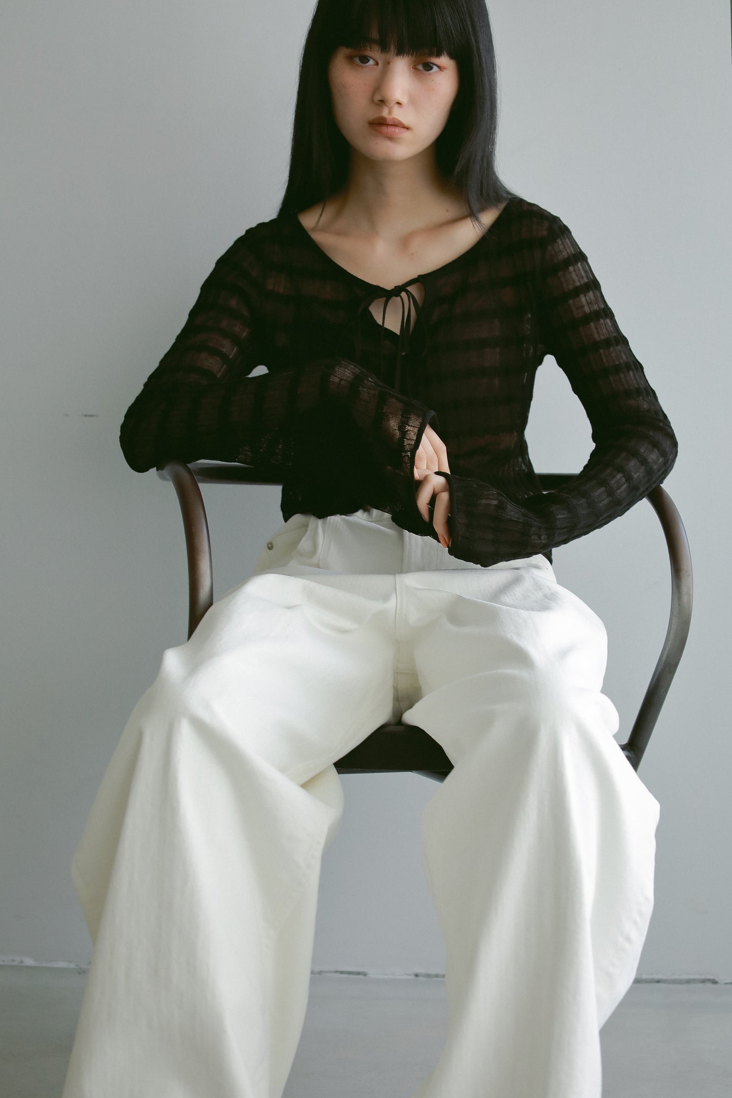 レーヨンシアー2wayトップス