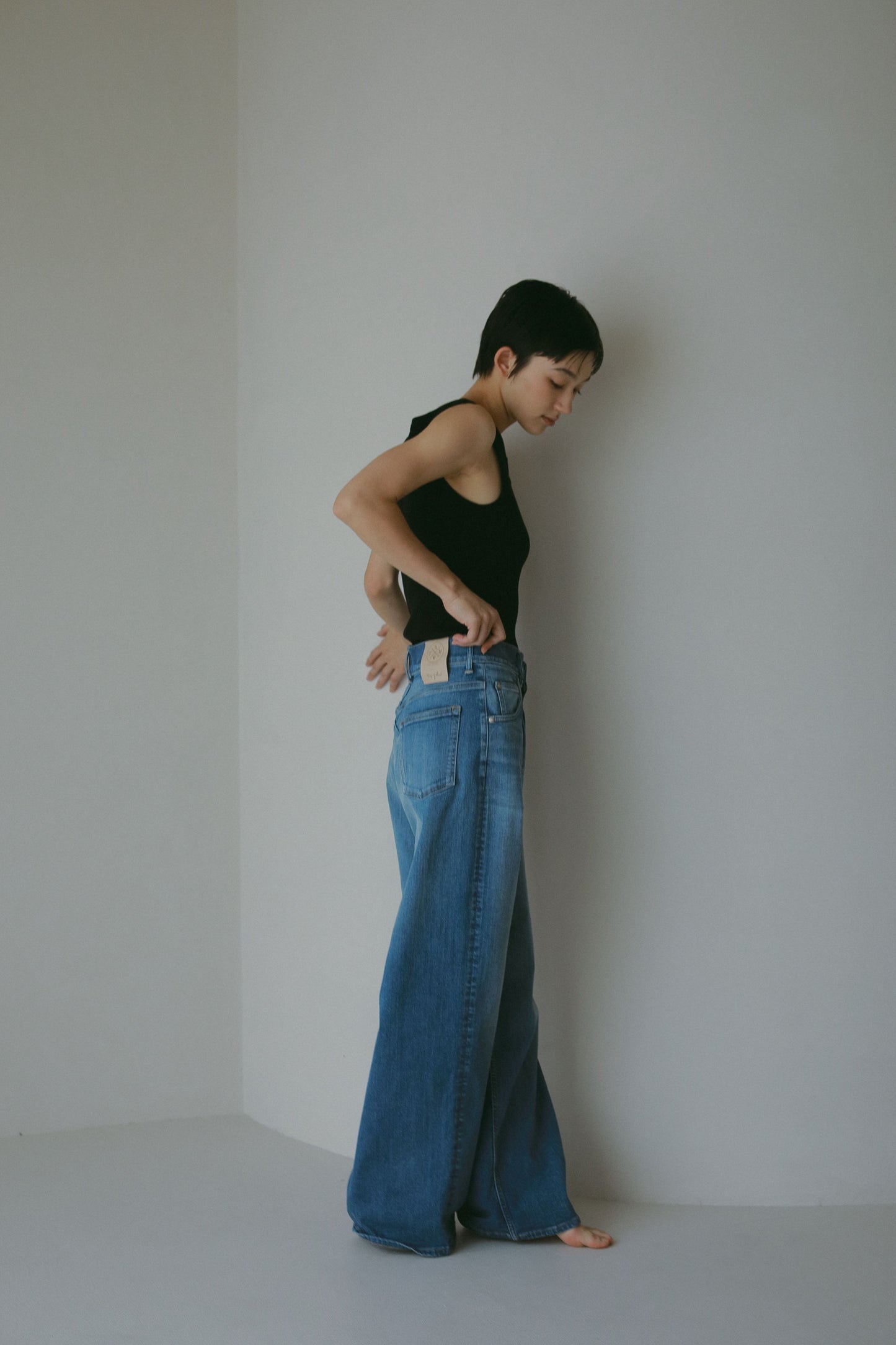 【SURT×CASA FLINE】カップ付ヘンリーネックトップス