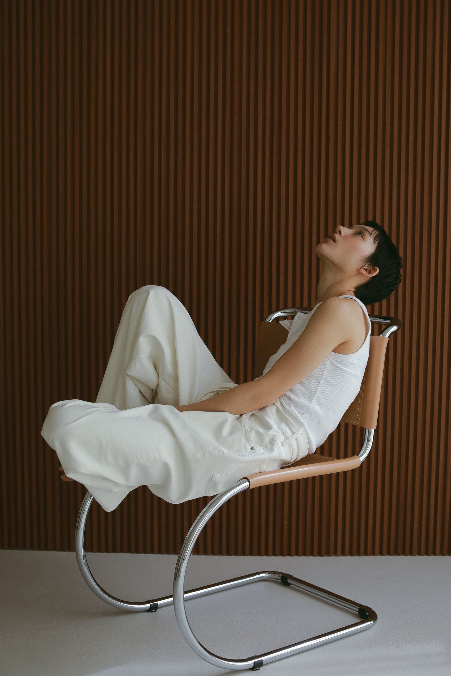 【SURT×CASA FLINE】カップ付ヘンリーネックトップス