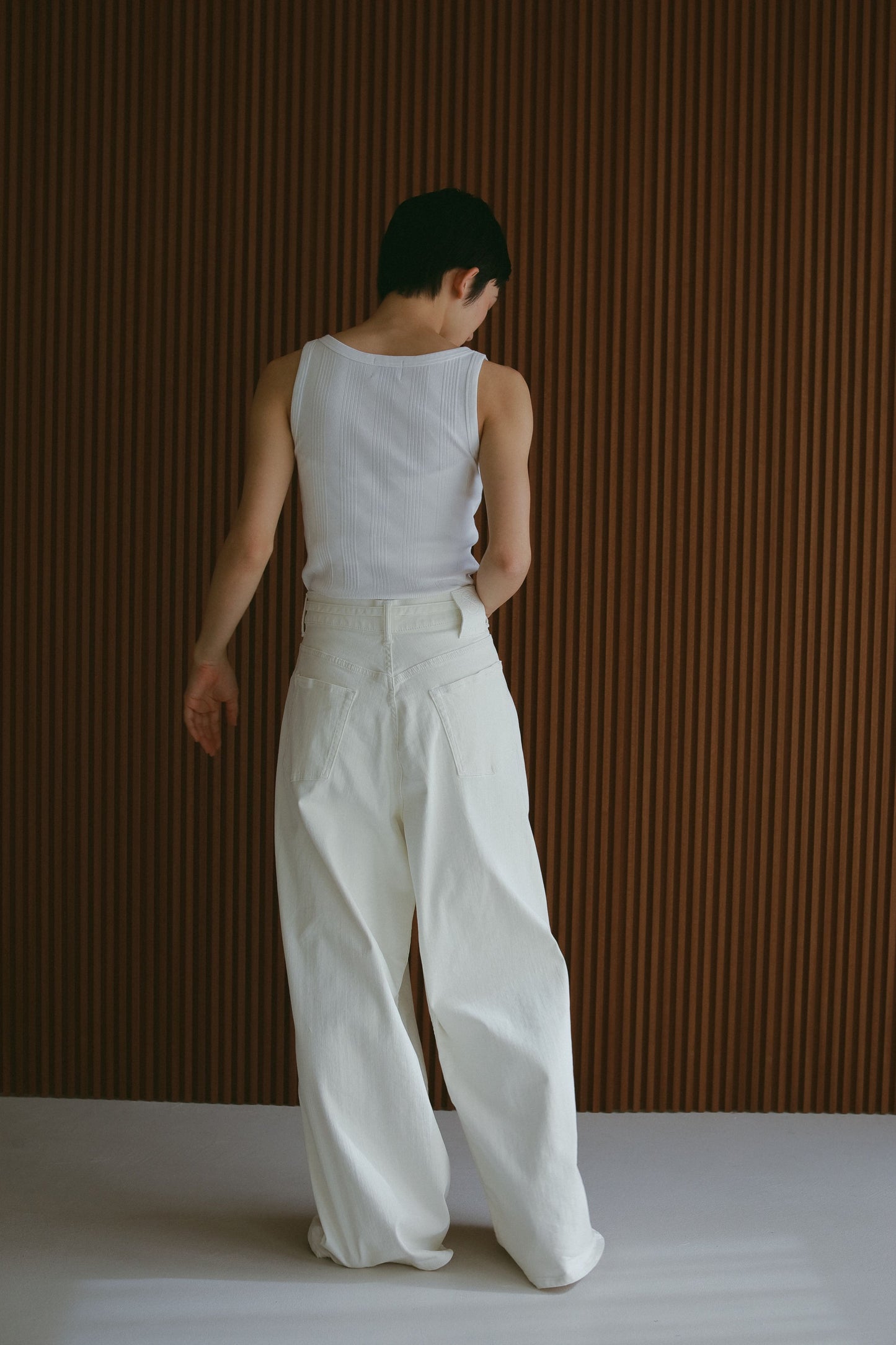 【SURT×CASA FLINE】カップ付ヘンリーネックトップス
