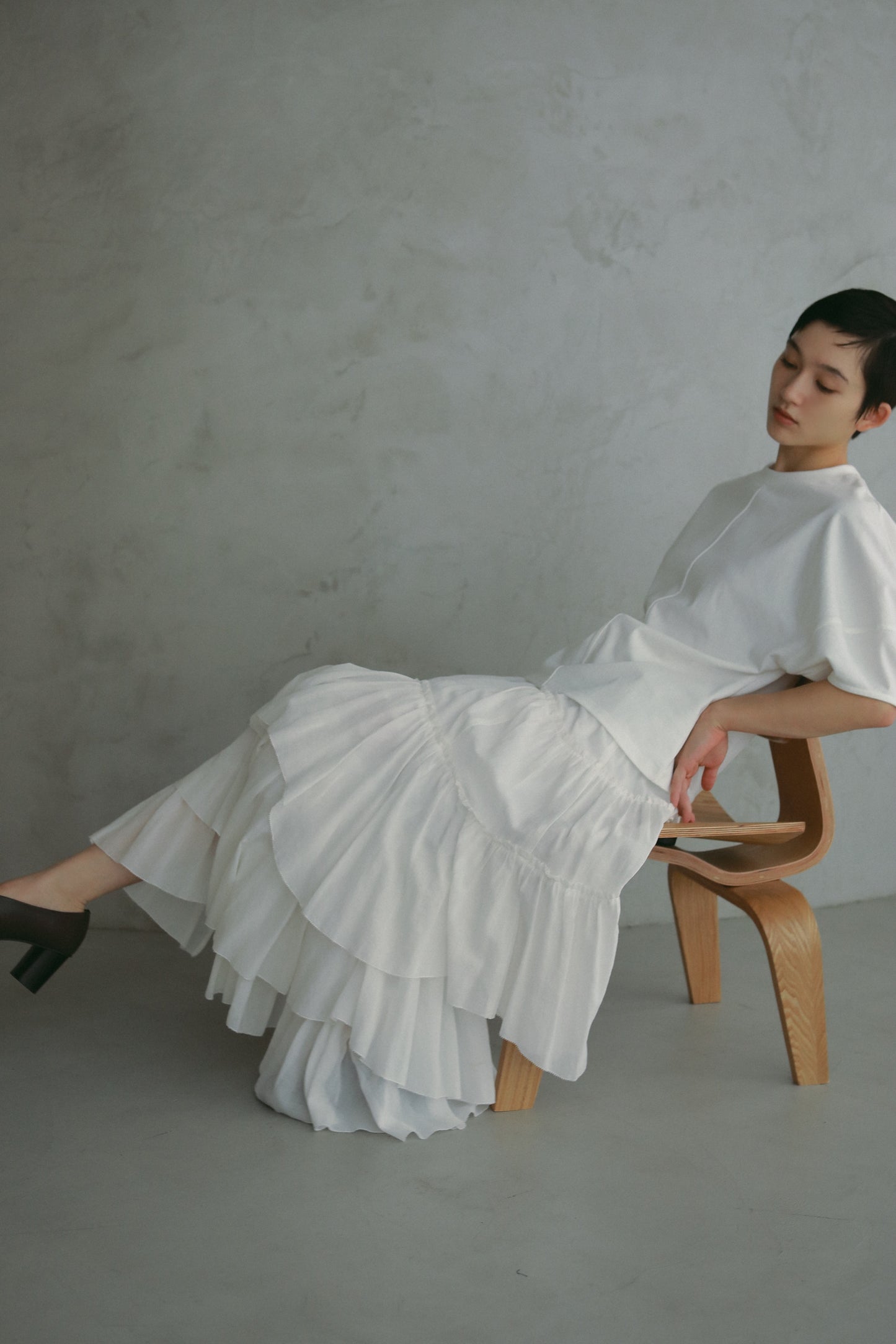 【予約】コットンティアードスカート