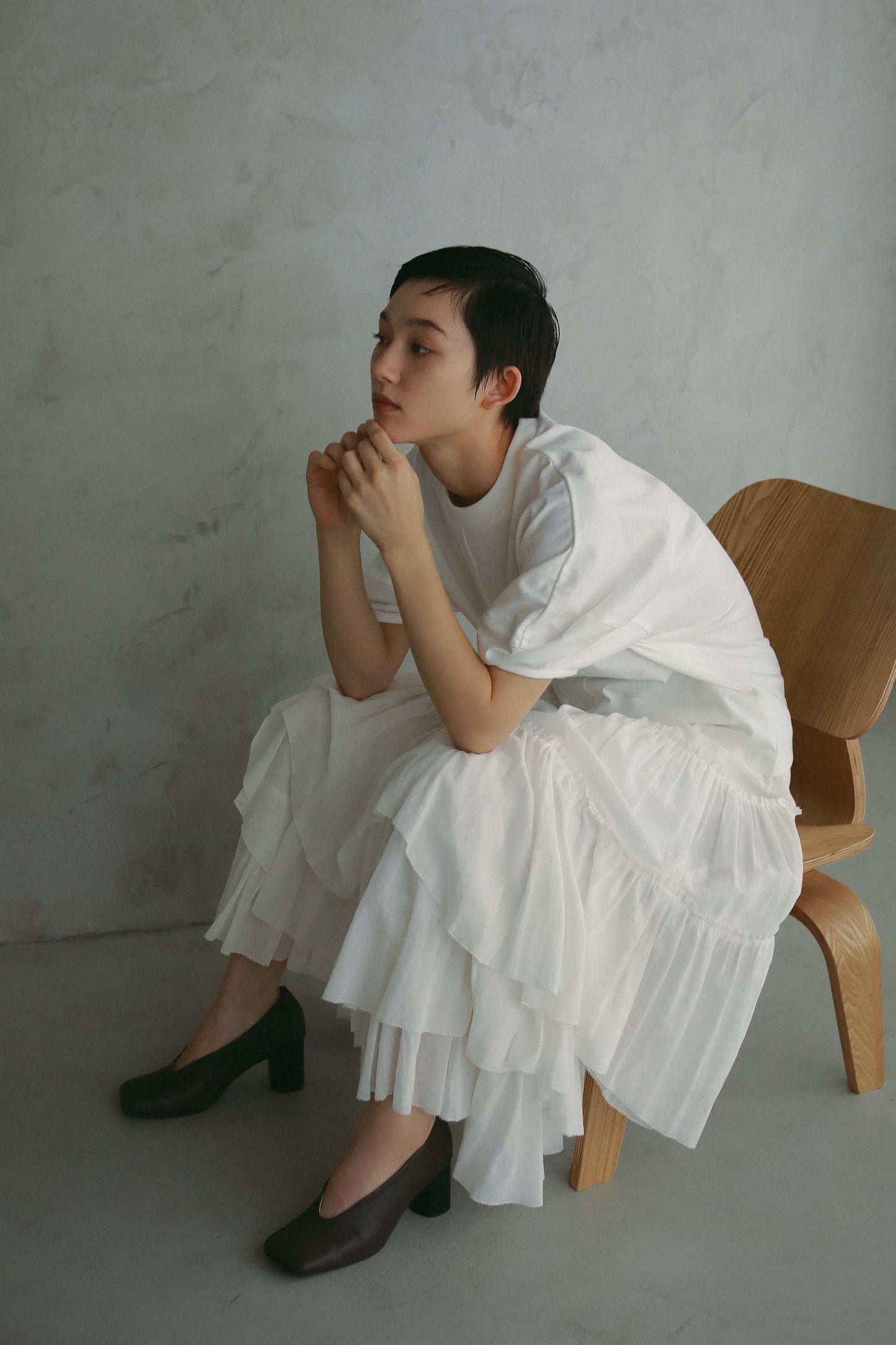 【予約】コットンティアードスカート