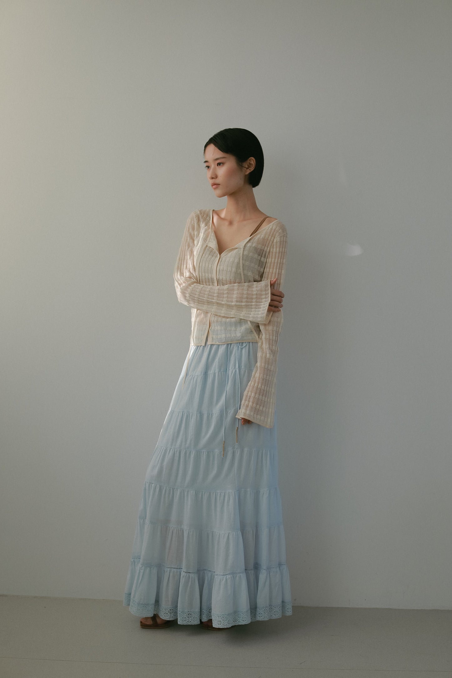 レーヨンシアー2wayトップス