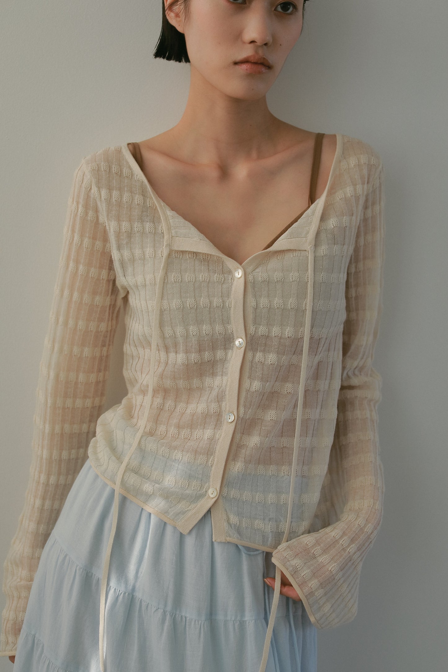 レーヨンシアー2wayトップス