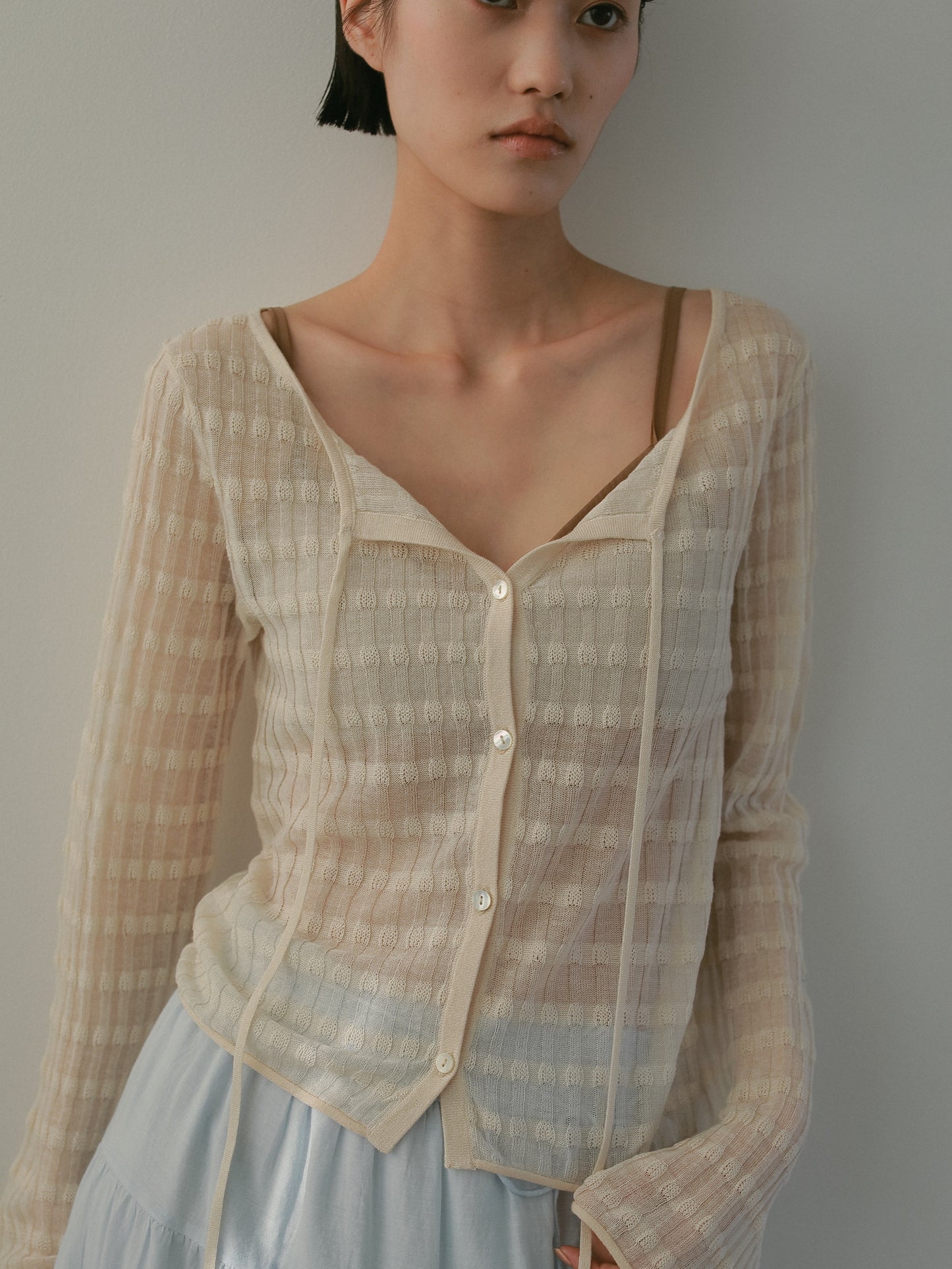 レーヨンシアー2wayトップス