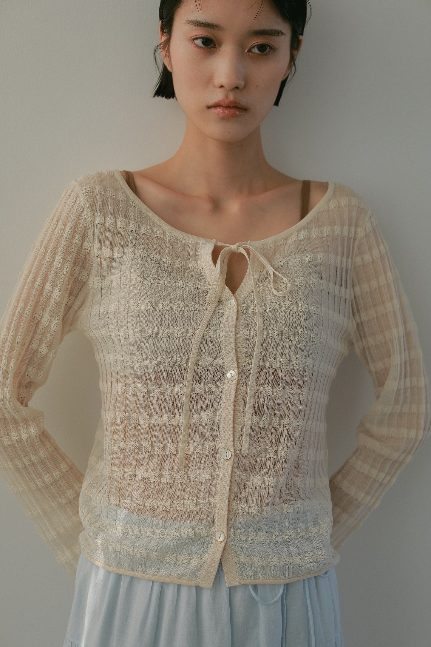 レーヨンシアー2wayトップス