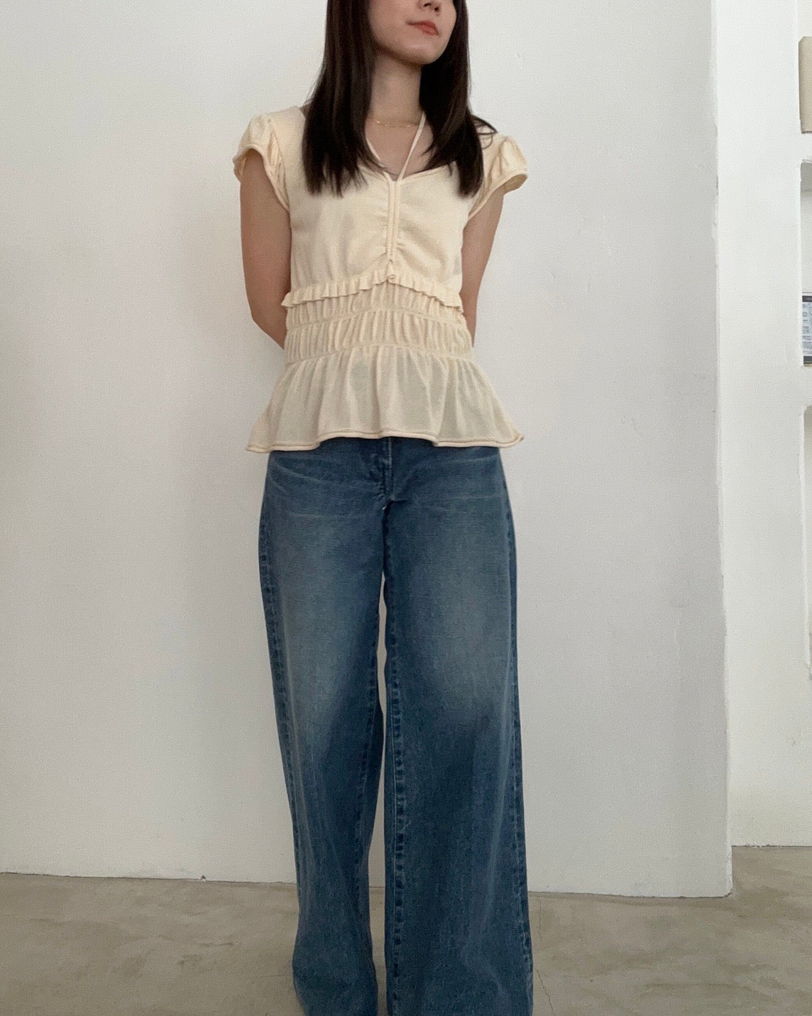 【SURT×CASA FLINE】デニムワイドパンツ