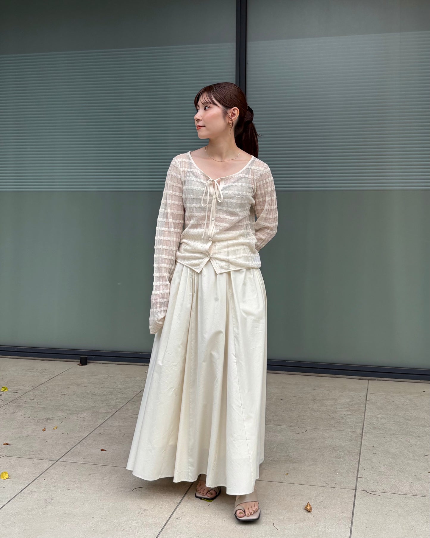 レーヨンシアー2wayトップス