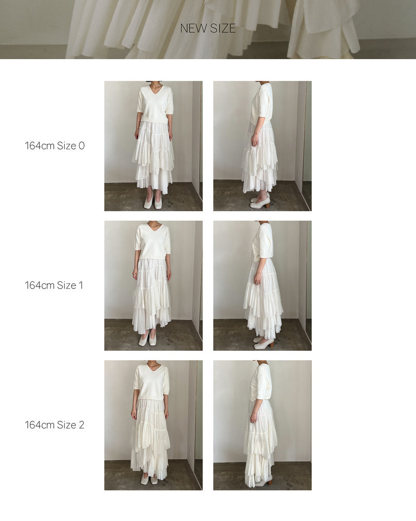 【予約】コットンティアードスカート