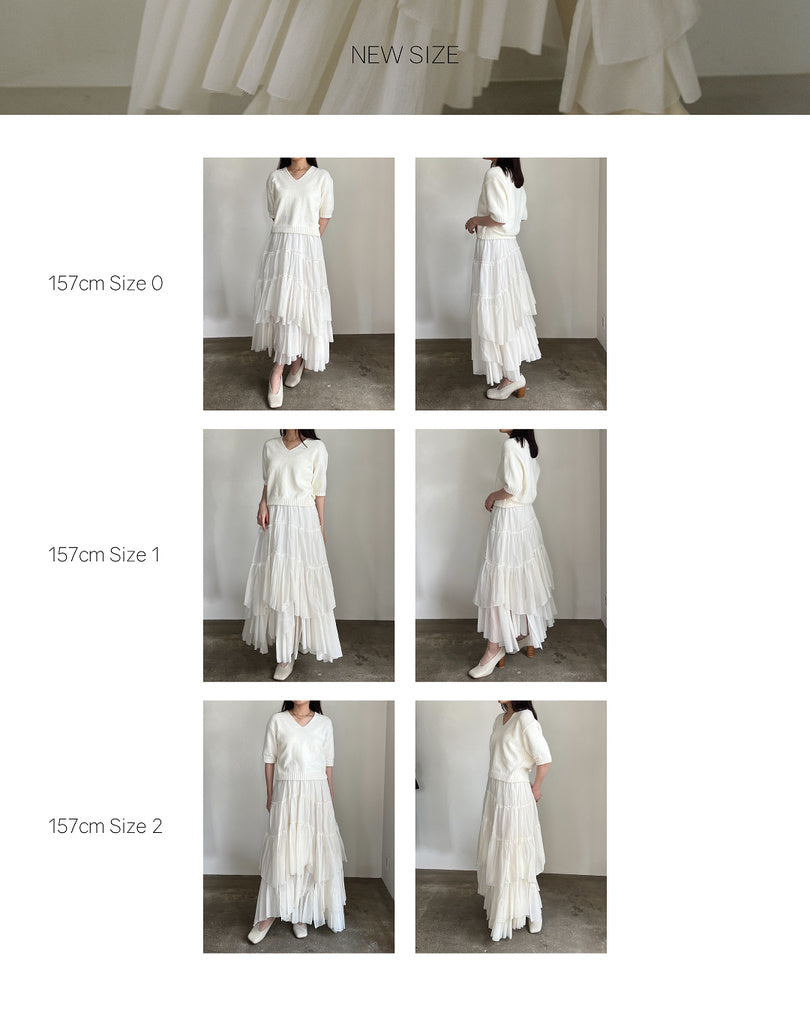 【予約】コットンティアードスカート