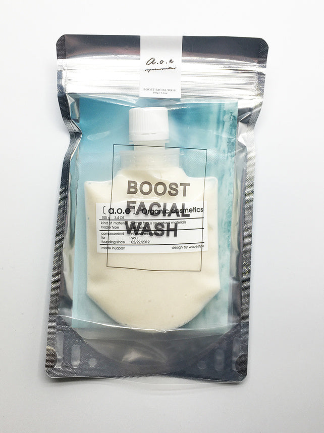 【a.o.e ORGANIC COSMETICS】Boost Facial Wash(アクネ予防、オイリー肌用)