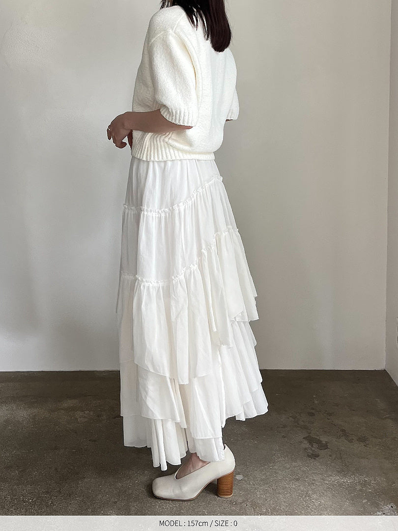 【予約】コットンティアードスカート