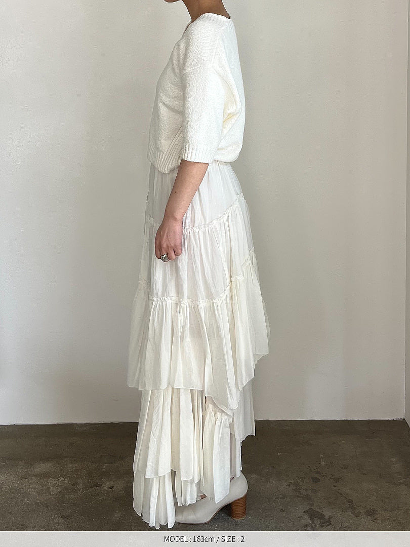 【予約】コットンティアードスカート