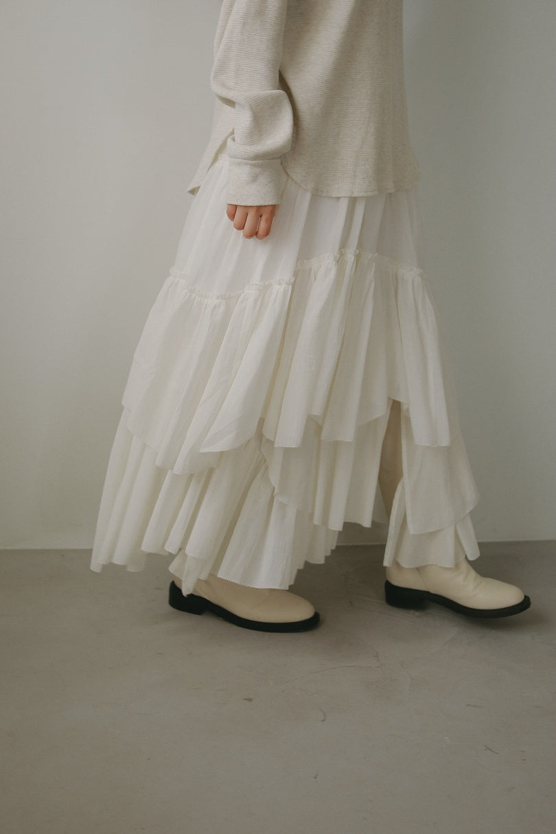 【予約】コットンティアードスカート