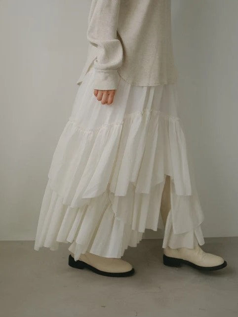【予約】コットンティアードスカート
