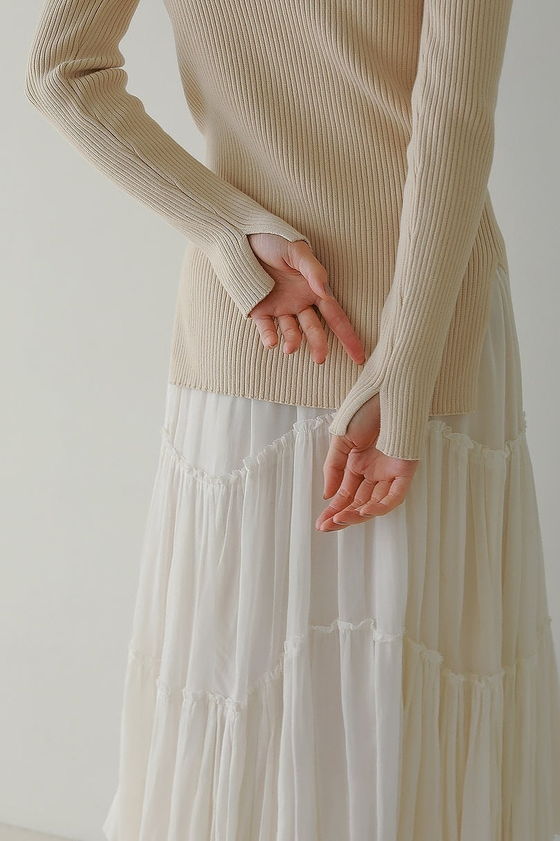 【予約】コットンティアードスカート