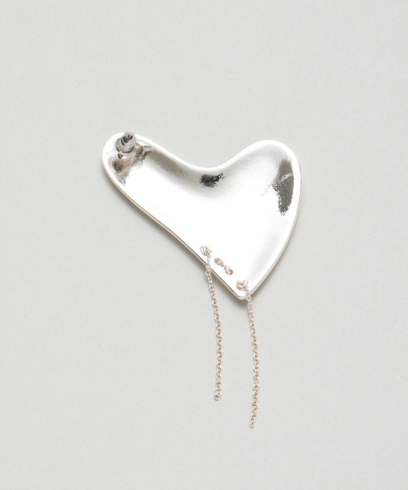 【LAPUIS】Heart Plateピアス