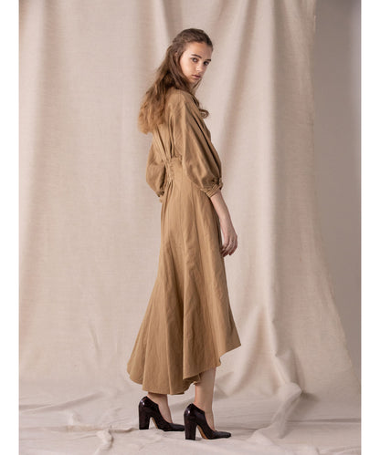 ボリューム袖ワンピース