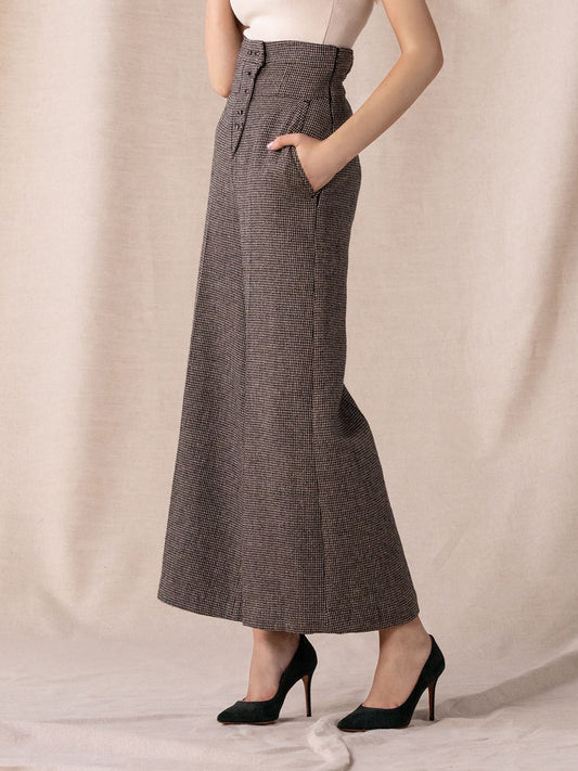 ハイウエストフレアパンツ