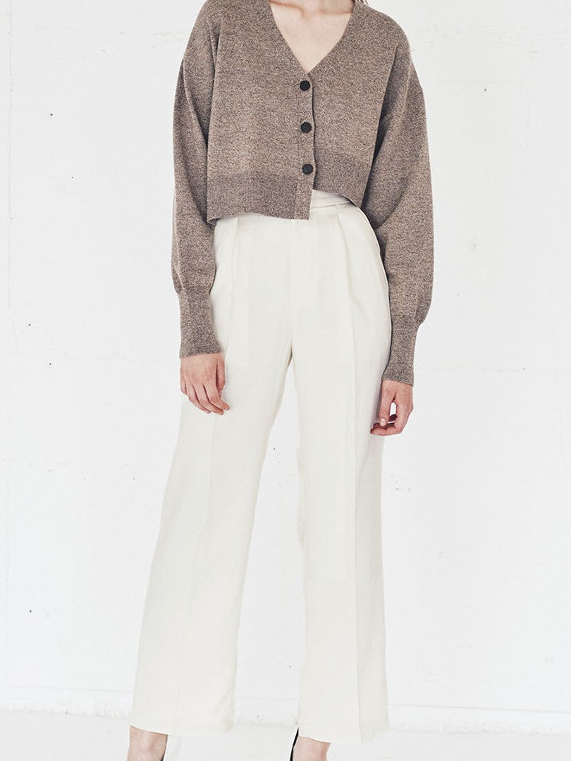 ライトファブリックタックパンツ