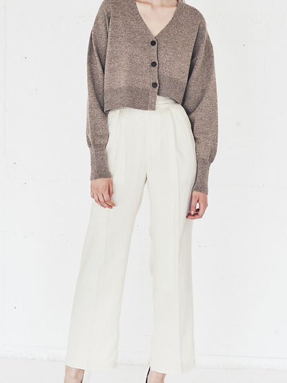 ライトファブリックタックパンツ