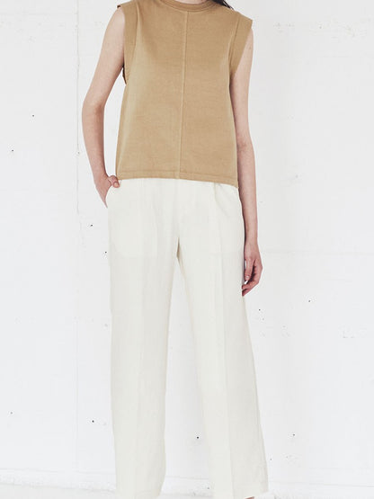 ライトファブリックタックパンツ