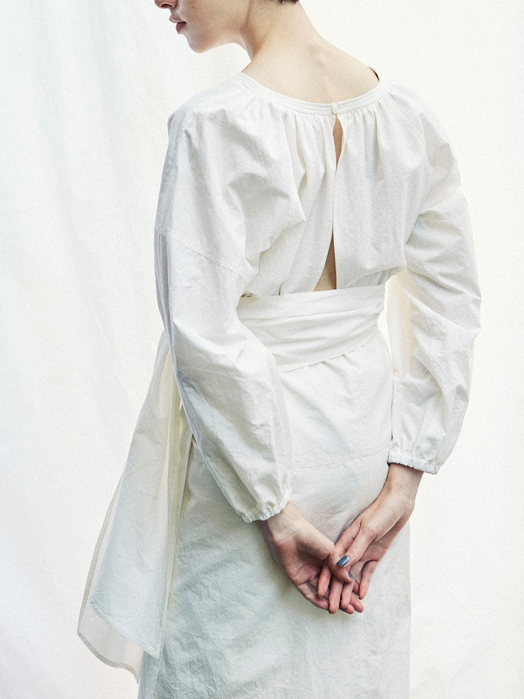 ワインディングシャツドレス