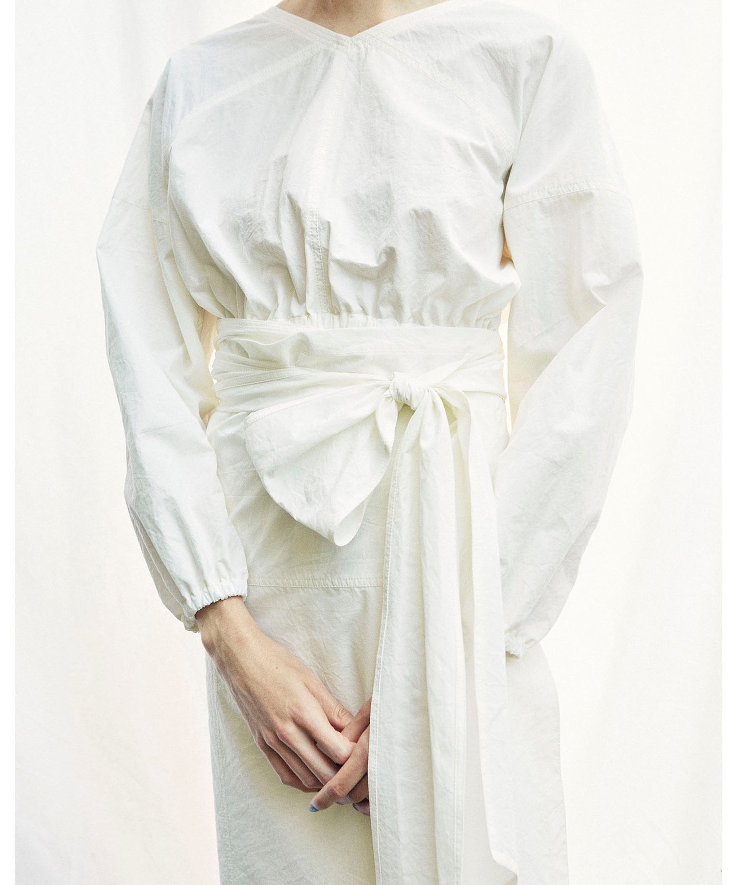 ワインディングシャツドレス