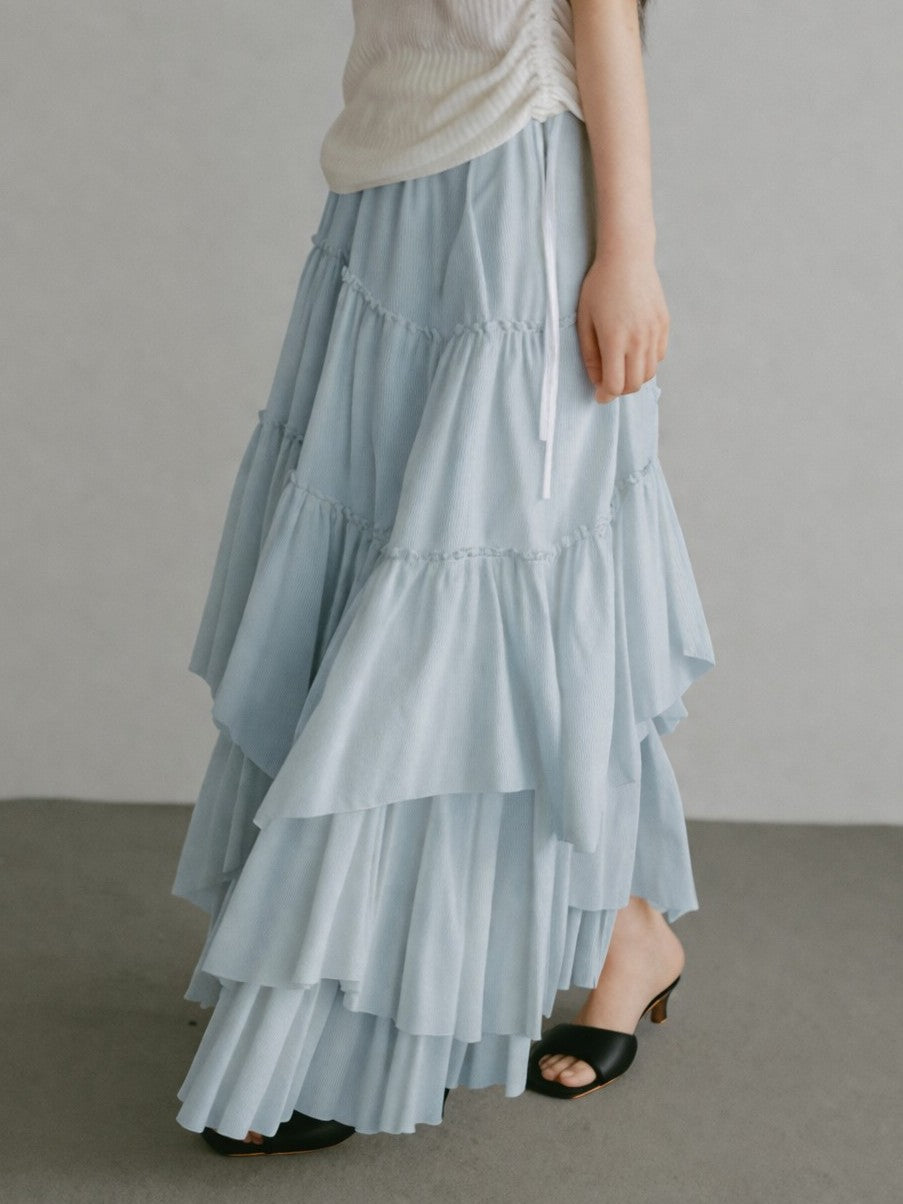 【CASA FLINE】定番 コットンティアードスカート コットンティアードスカート – CASA FLINE