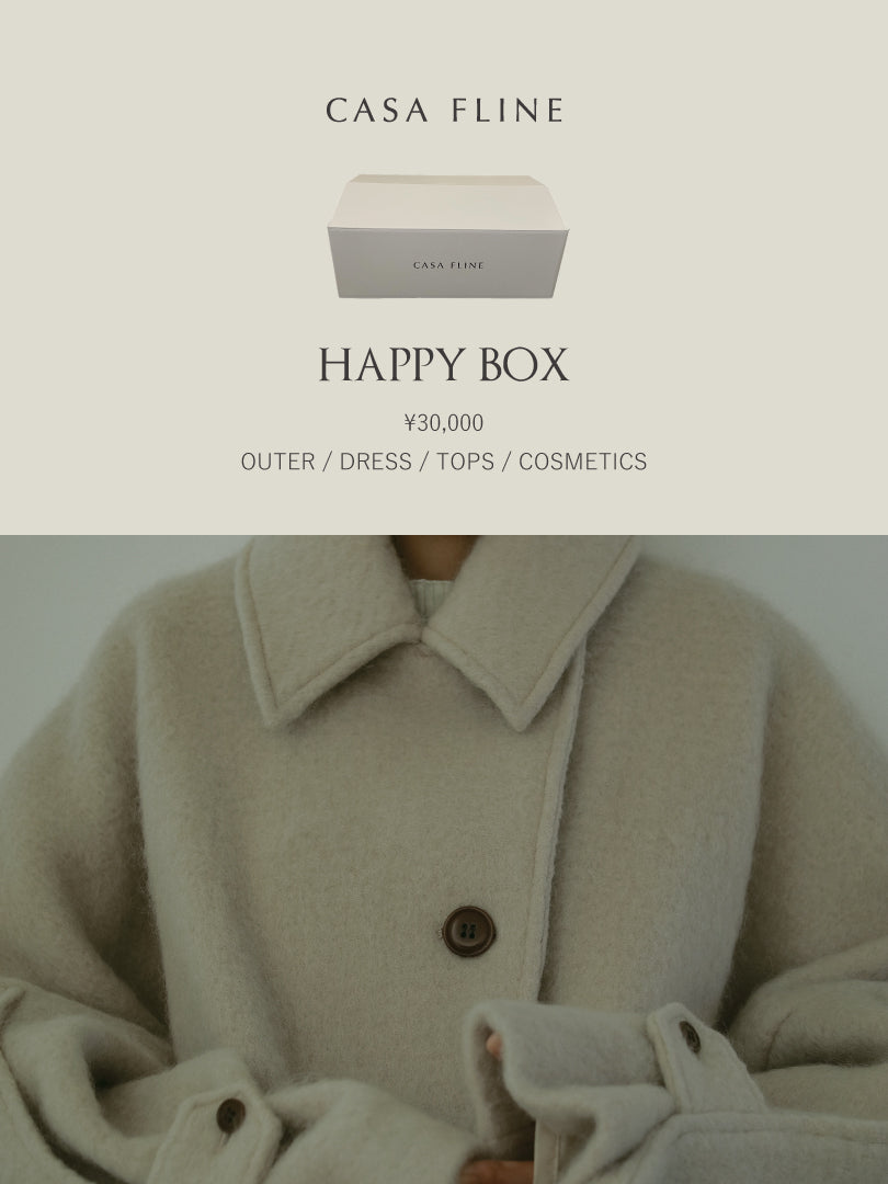 【HAPPY BOX】Ⅳ（ダブルブレストコート・ベージュ）