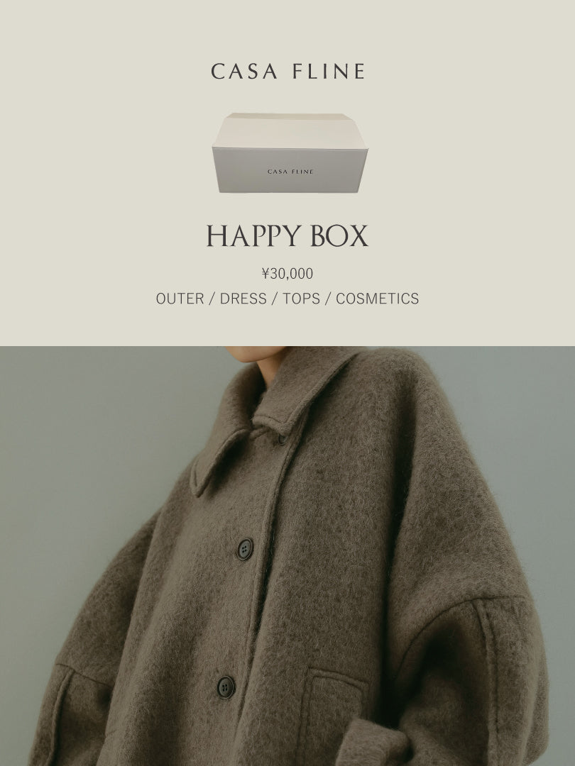 【HAPPY BOX】Ⅲ（ダブルブレストコート・ブラウン）