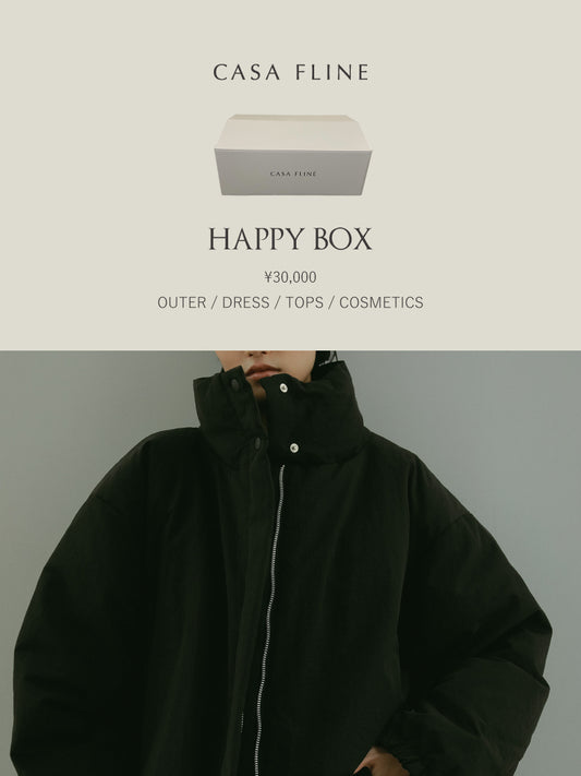 【HAPPY BOX】Ⅰ（ダウンロングコート・ブラック）