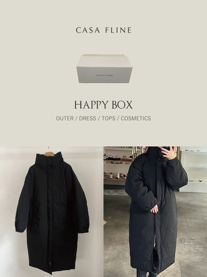 【HAPPY BOX】Ⅰ（ダウンロングコート・ブラック）