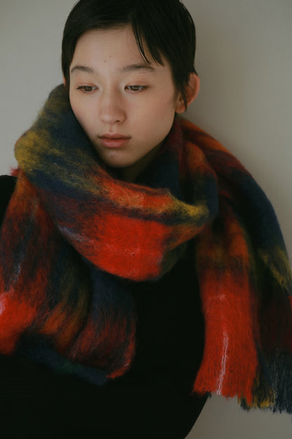 【MANTAS EZCARAY】Scarf Tartan