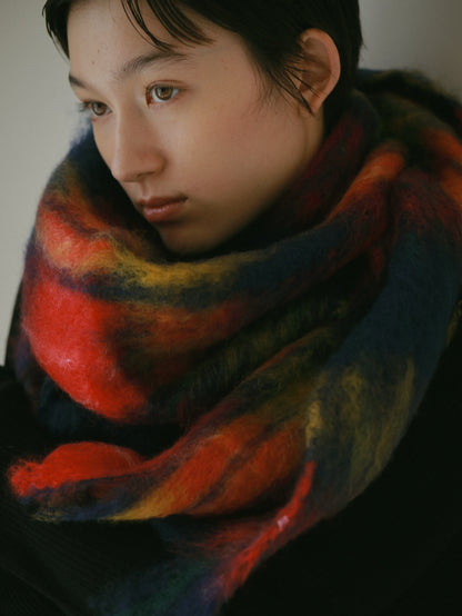 【MANTAS EZCARAY】Scarf Tartan