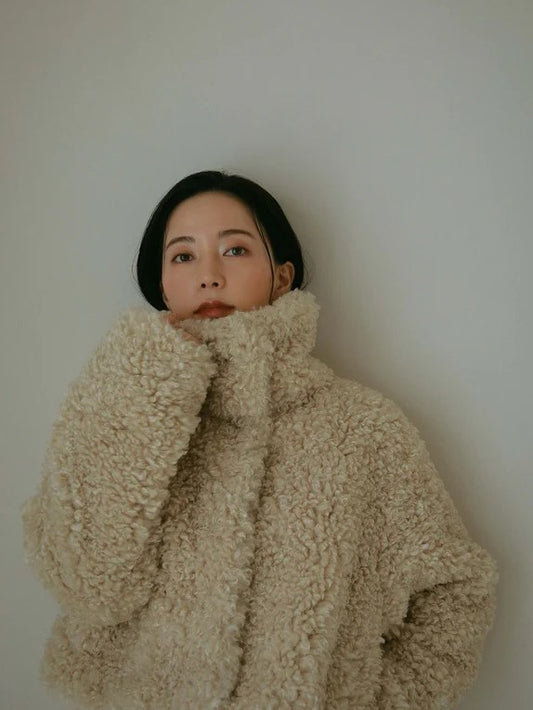 リサイクルファーショートコート