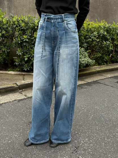 【SURT×CASA FLINE】デニムワイドパンツ
