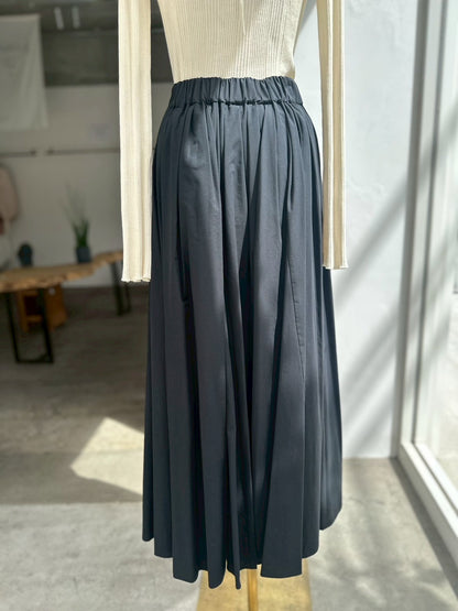 コットンリヨセルタックフレアスカート