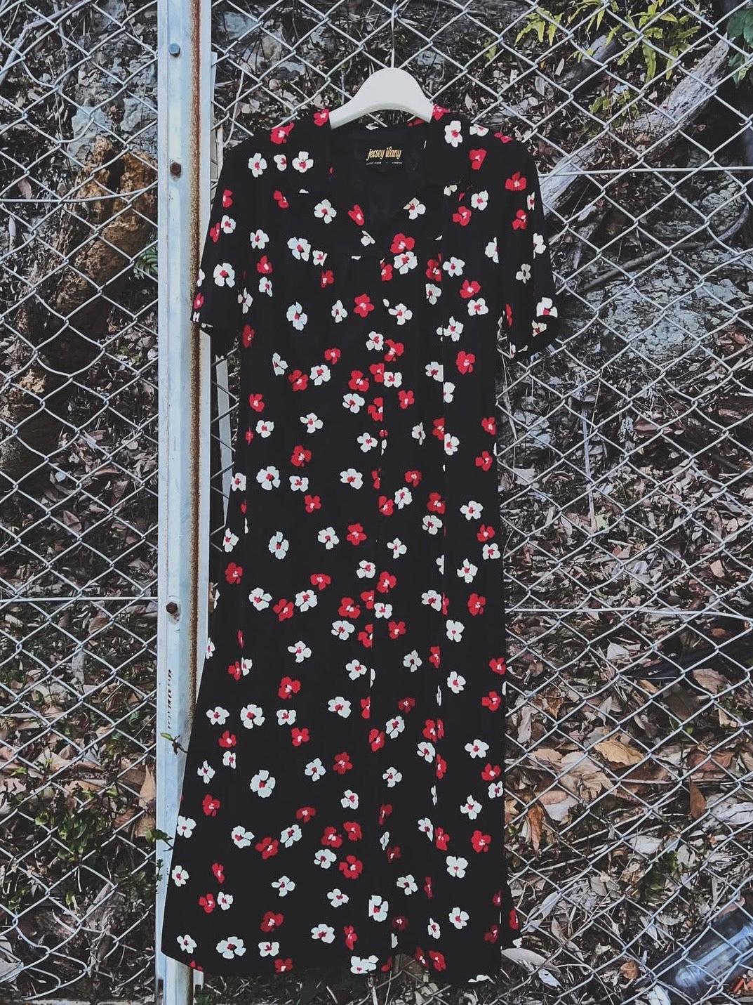 【THE SMORKY BRAINS】FLORAL PATTERN DRESS