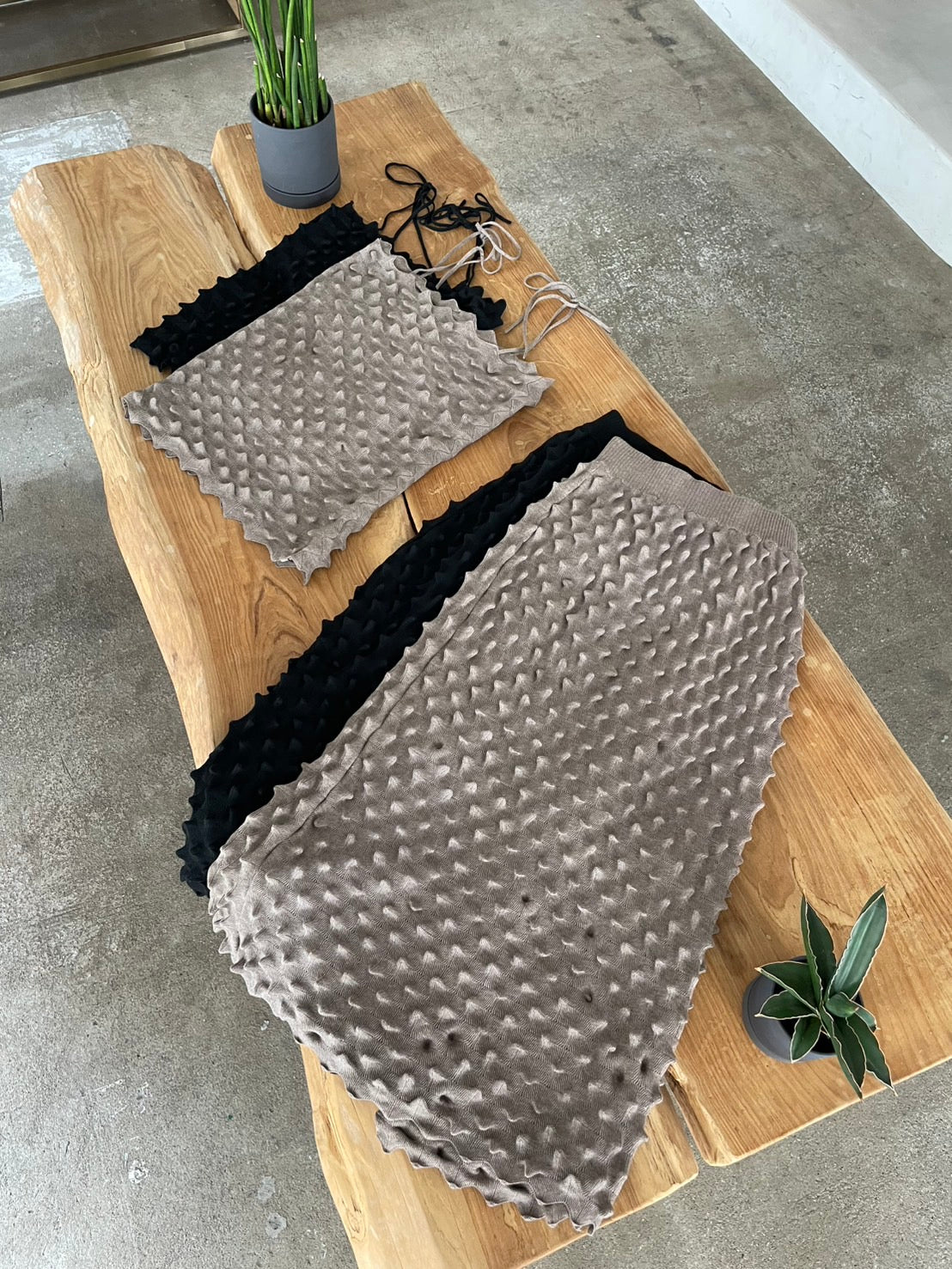 【OPEN SESAME CLUB】 durian long skirt