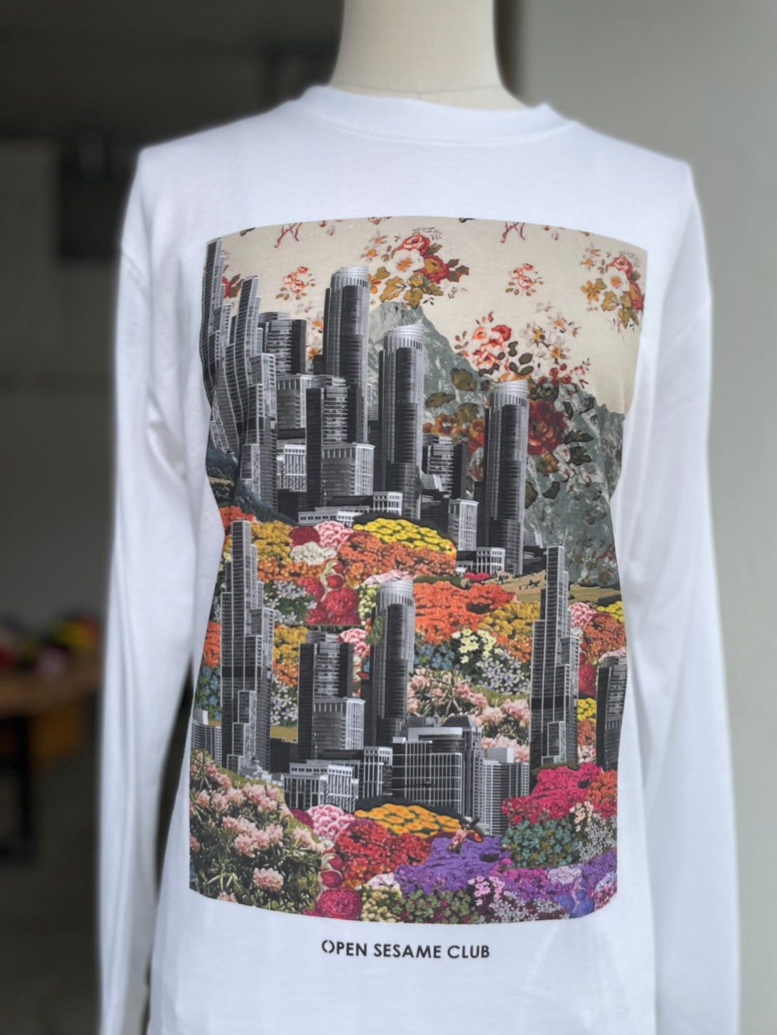 【OPEN SESAME CLUB】 bloomscape tee_CITY