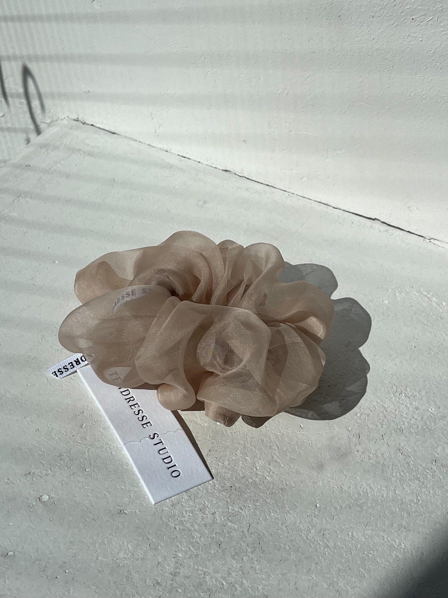 【TENDRESSE STUDIO】SHEER SILK SCRUNCHIE