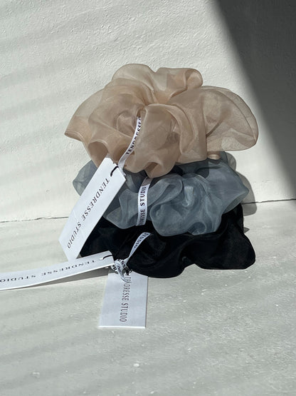 【TENDRESSE STUDIO】SHEER SILK SCRUNCHIE