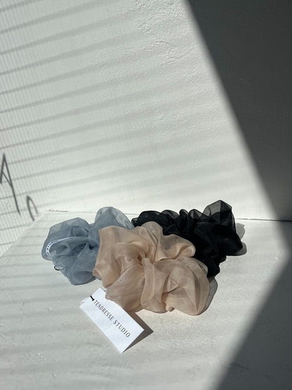 【TENDRESSE STUDIO】SHEER SILK SCRUNCHIE