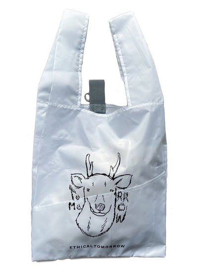 【ETHICALTOMORROW】再生PETの鹿ロゴBAG